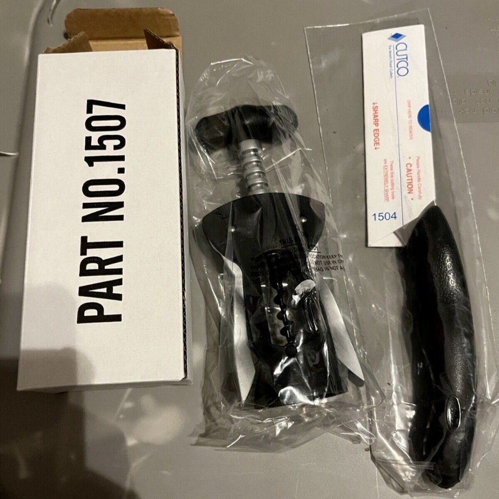 Cutco Wine & Cheese Combo (1504 Cheese Knife, 1507 Wine Opener) like #2130 - NEW